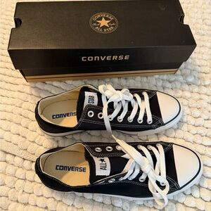 Converse All Star OX Black Sneakers Men’s 9/ Women’s 11